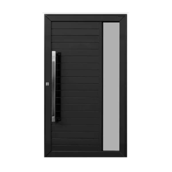 LAMBRIL COM VIDRO BOREAL 4mm C/ PUXADOR BARRA CHATA DE 1M DE GIRO