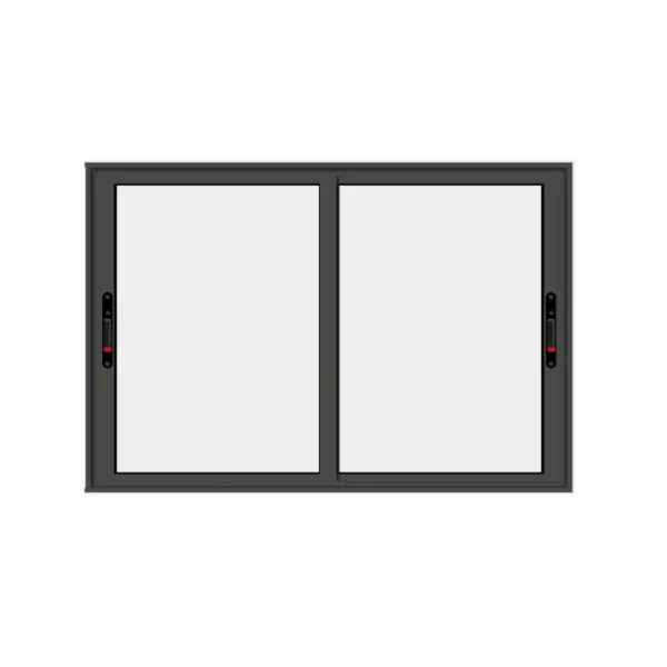 VITROS 2F - 2 MÓVEIS - PANORÂMICO VD LISO COMUM INC 3MM ou TEMPERADO 6MM