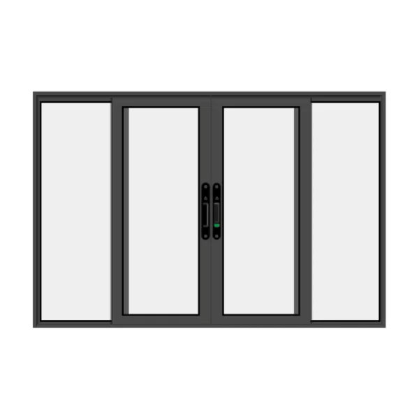 VITROS 4F - 2 FIXAS e 2 MÓVEIS - PANORÂMICO VD LISO INC. 3mm